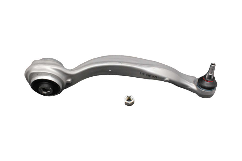 Aluminum Front Curved Lower Control Arm Assembly For Benz, With Ball Joint, Bushing & Nut